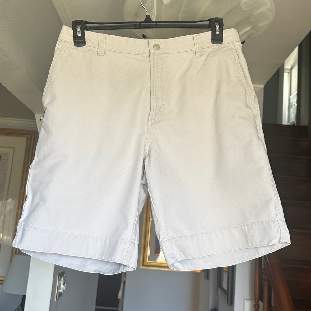 🌺 Columbia Beige Casual Cargo Shorts Sz 34